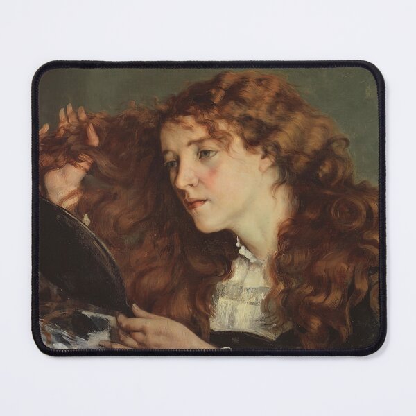 Item preview, gustave courbet artwork, gustave courbet self portrait, gustave courbet paintings designed and sold by marti-oryo.
