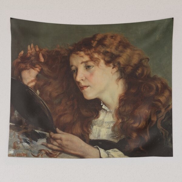 Item preview, gustave courbet artwork, gustave courbet self portrait, gustave courbet paintings designed and sold by marti-oryo.
