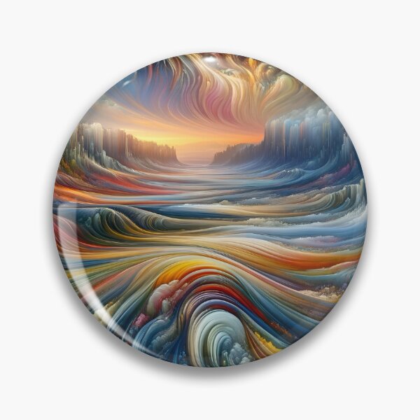 Item preview, Autistic Rainbow Landscape designed and sold by AI-Pi-art.