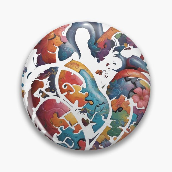 Item preview, Title for "Be Fearlessly Authentic": "Authenticity Unleashed" symbol of love and heart  designed and sold by Manoj Kumar  Mandali.
