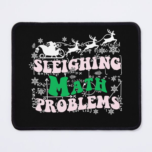Item preview, Funny Sleighing Math Problem, Math Teacher Christmas 2024, Xmas Teachers designed and sold by ArtByKatti.