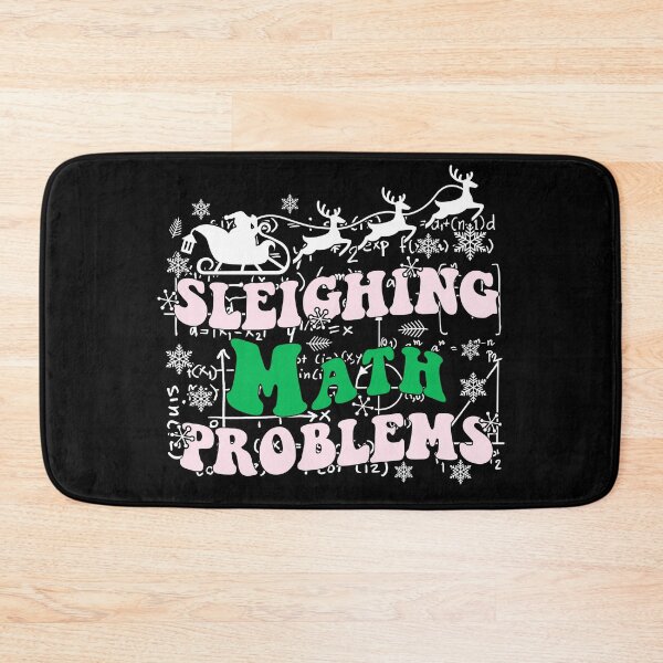 Item preview, Funny Sleighing Math Problem, Math Teacher Christmas 2024, Xmas Teachers designed and sold by ArtByKatti.