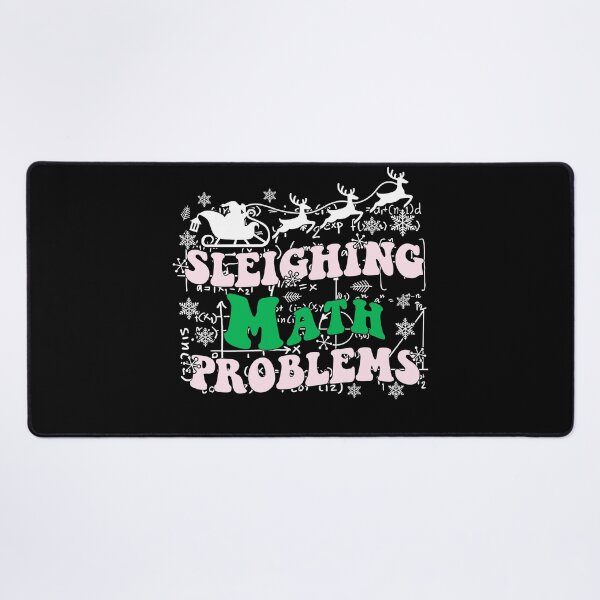 Item preview, Funny Sleighing Math Problem, Math Teacher Christmas 2024, Xmas Teachers designed and sold by ArtByKatti.