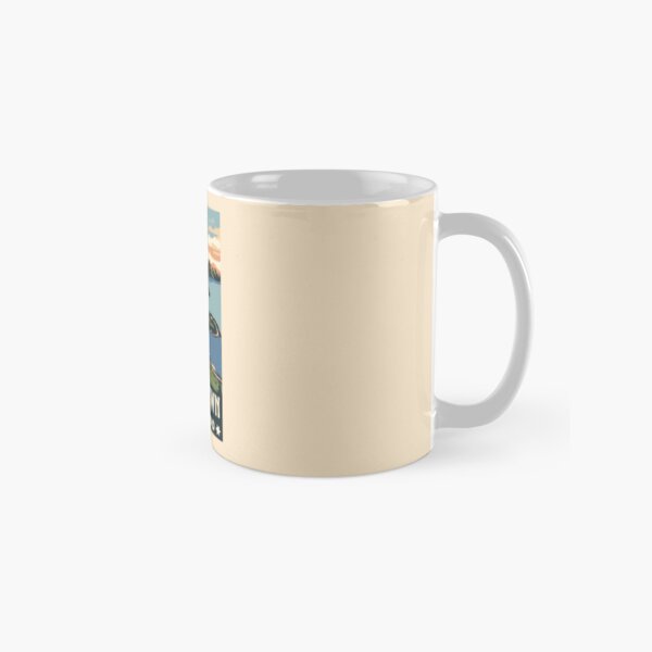 Item preview, A Vintage Travel Art of Queenstown - New Zealand  designed and sold by GoodOldVintage.