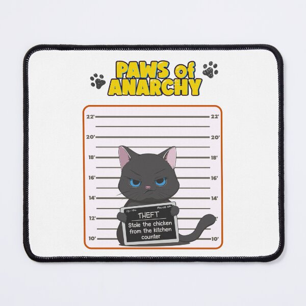 Item preview, Paws of Anarchy #3 - Cat Mugshot The Chicken Snatcher designed and sold by LifeislikebuePixels.
