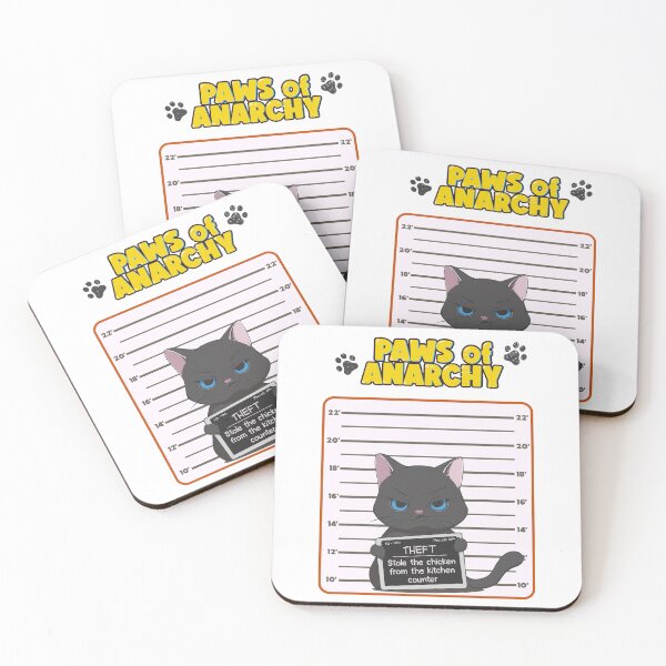 Item preview, Paws of Anarchy #3 - Cat Mugshot The Chicken Snatcher designed and sold by LifeislikebuePixels.