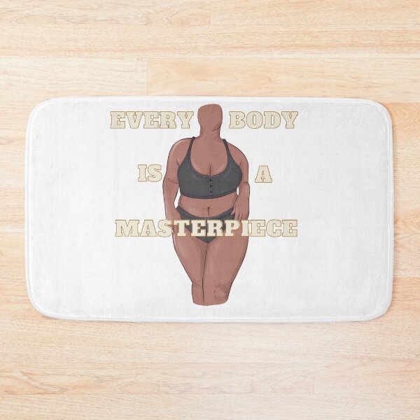 Item preview, Every body is a masterpiece body positive slogan design designed and sold by NatalieArtiste.