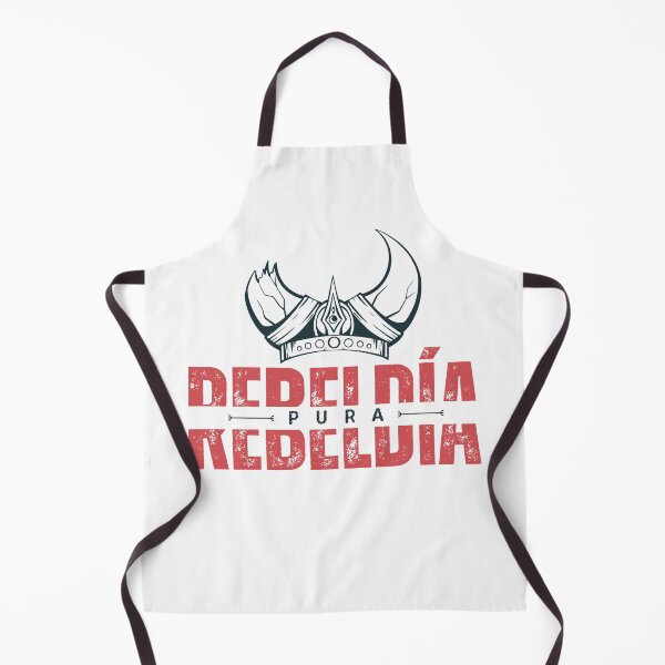 Item preview, Phrase in Spanish and our logo: Pure rebellion with a Viking helmet and a broken horn. Colors.(II) designed and sold by Rebeldía Pura.