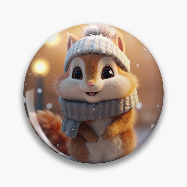 Item preview, Cute squirrel on snow designed and sold by TomxDesign.