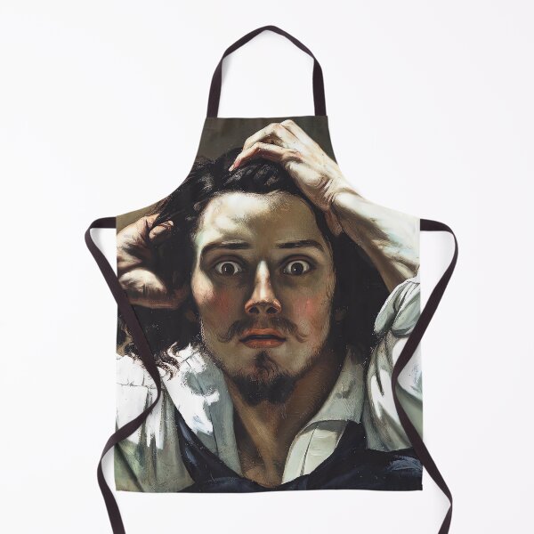 Item preview, gustave courbet artwork, gustave courbet self portrait, gustave courbet paintings designed and sold by marti-oryo.
