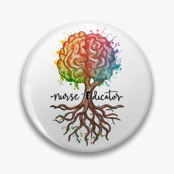 Item preview, Nurse Educator Colorful Brain  designed and sold by Osa-Store.