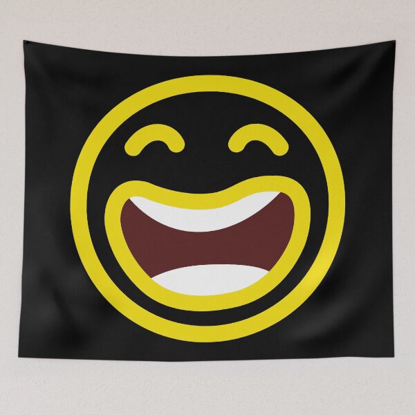 Item preview, Laugh Hard Face Yellow Line designed and sold by Moyanana.