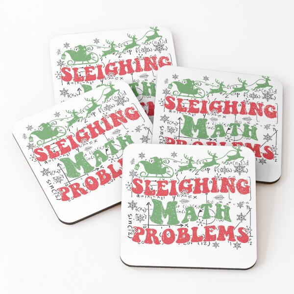 Item preview, Funny Sleighing Math Problem, Math Teacher Christmas 2024, Xmas Teachers designed and sold by ArtByKatti.