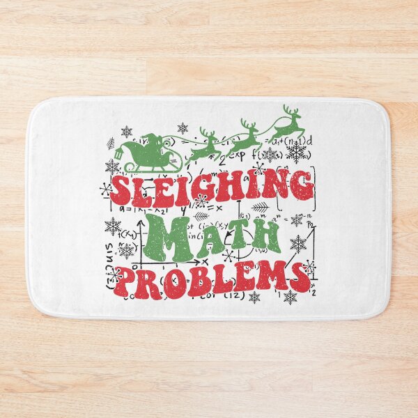 Item preview, Funny Sleighing Math Problem, Math Teacher Christmas 2024, Xmas Teachers designed and sold by ArtByKatti.