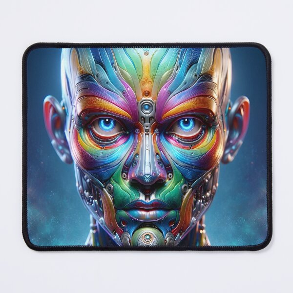 Item preview, Male Rainbow Face Art designed and sold by AI-Pi-art.