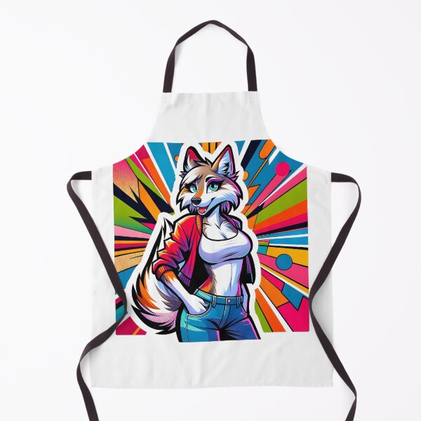 Item preview, Anthro Wolf, Pop Art designed and sold by Truck Stop One.