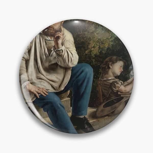 Item preview, gustave courbet artwork, gustave courbet self portrait, gustave courbet paintings designed and sold by marti-oryo.