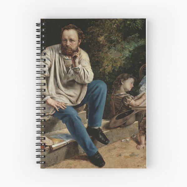 Item preview, gustave courbet artwork, gustave courbet self portrait, gustave courbet paintings designed and sold by marti-oryo.