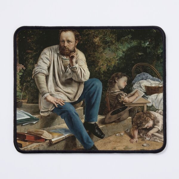 Item preview, gustave courbet artwork, gustave courbet self portrait, gustave courbet paintings designed and sold by marti-oryo.