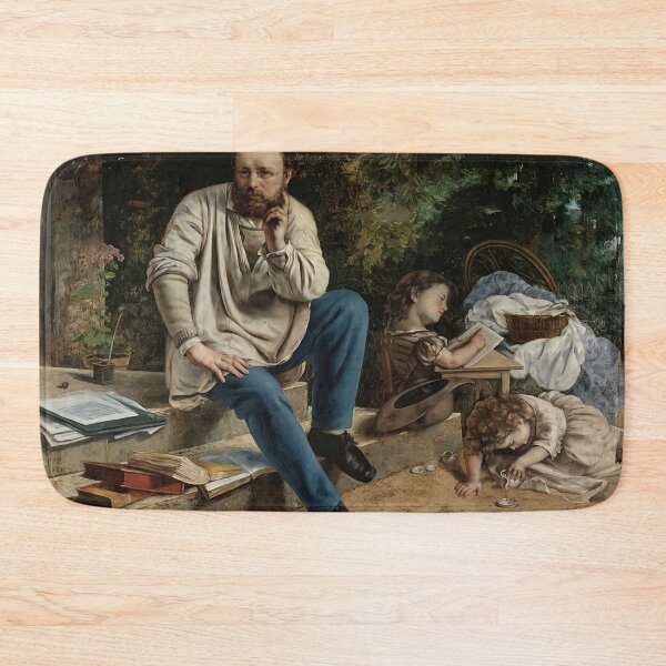Item preview, gustave courbet artwork, gustave courbet self portrait, gustave courbet paintings designed and sold by marti-oryo.