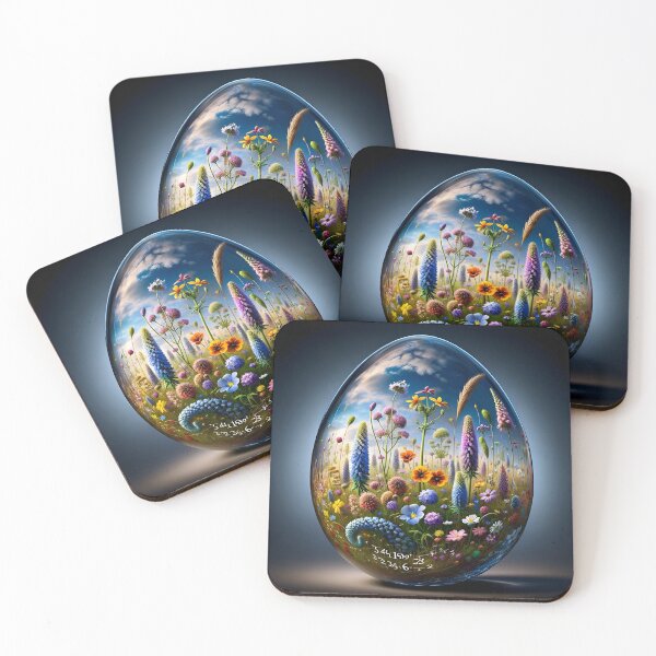 Item preview, An English Wildflower Meadow encapsulated. designed and sold by AI-Pi-art.