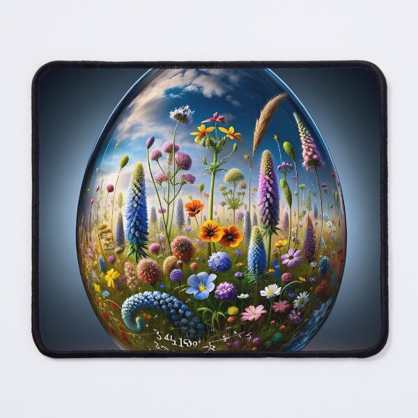 Item preview, An English Wildflower Meadow encapsulated. designed and sold by AI-Pi-art.