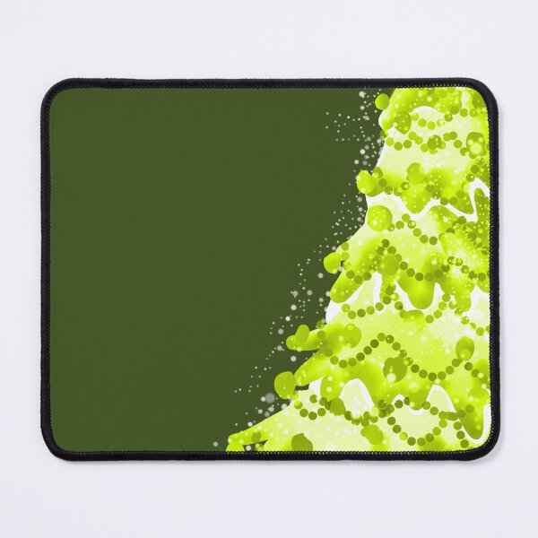 Item preview, Watercolor Christmas Tree covered in snow, light colors, vivid rotten green. designed and sold by My-fake-places.