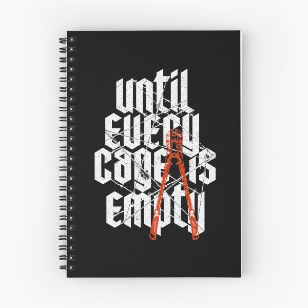 Item preview, UNTIL EVERY CAGE IS EMPTY - Animal Rights Vegan Activism designed and sold by EarthlingTom.