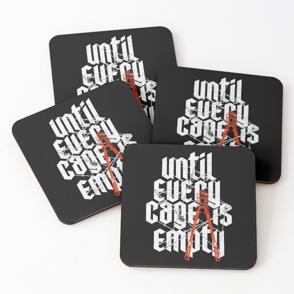 Item preview, UNTIL EVERY CAGE IS EMPTY - Animal Rights Vegan Activism designed and sold by EarthlingTom.