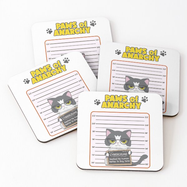 Item preview,  Paws Of Anarchy #6 - Cat Mugshot - The Tuna Hacker designed and sold by LifeislikebuePixels.