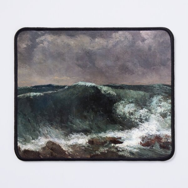 Item preview, gustave courbet artwork, gustave courbet self portrait, gustave courbet paintings designed and sold by marti-oryo.