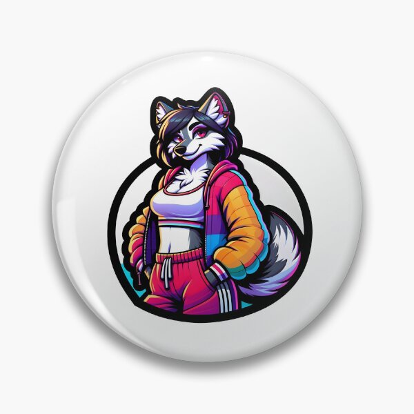 Artikelvorschau,  Anthro Wolf, Pop Art entworfen und verkauft von Truck Stop One.