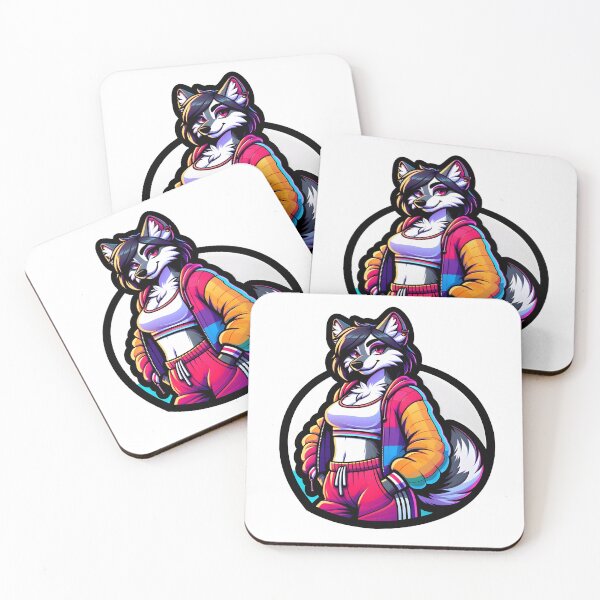 Item preview,  Anthro Wolf, Pop Art designed and sold by Truck Stop One.