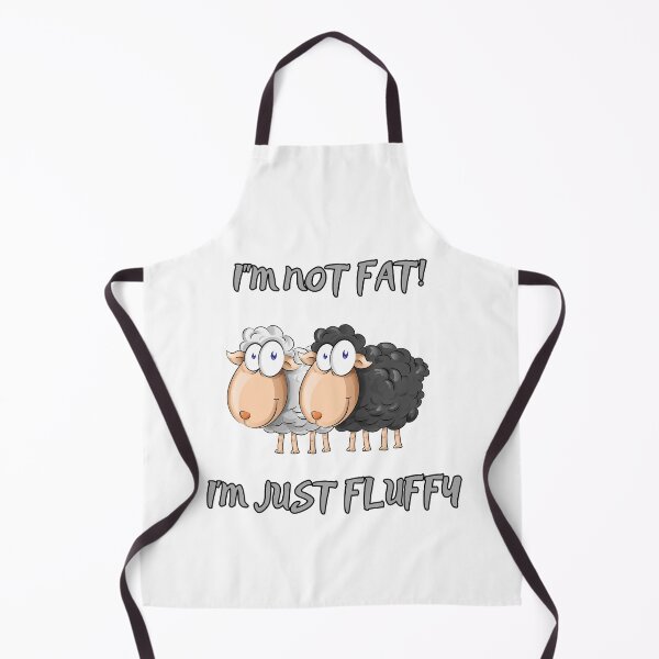 Item preview, I'm Not Fat, I'm Just Fluffy Funny Design designed and sold by NatalieArtiste.