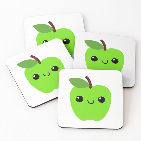 Item preview, Cutey Face Green Apple Friend designed and sold by bearious.