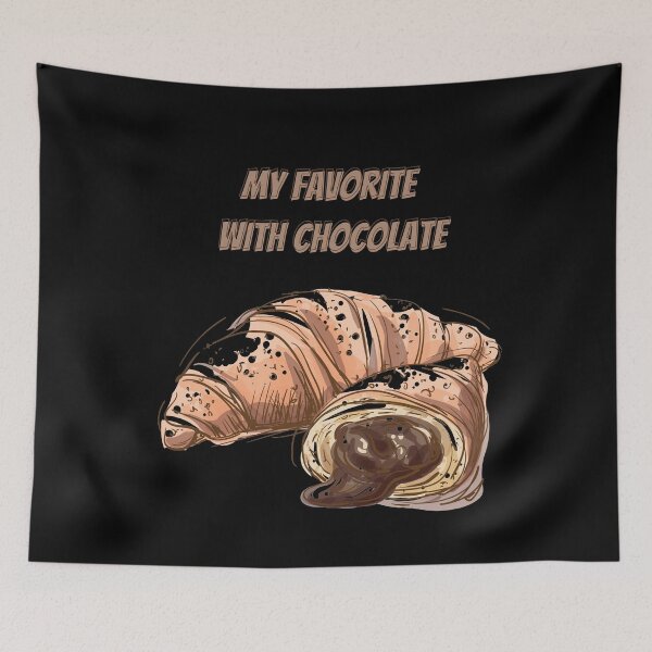 Item preview, Croissant my favorite, with chocolate designed and sold by rafal12345.