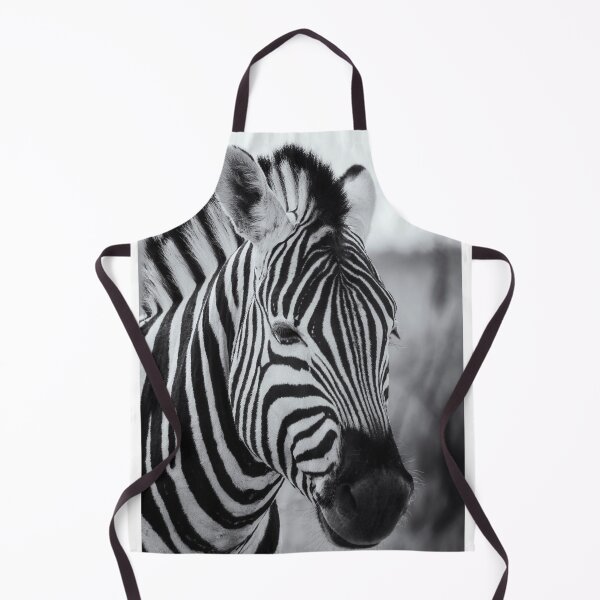 Item preview, Portrait of a Plains Zebra bw designed and sold by Belinda Greb Photography.