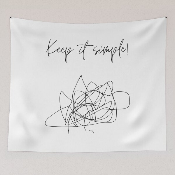 Item preview, Keep it simple! designed and sold by LuckyCreative.