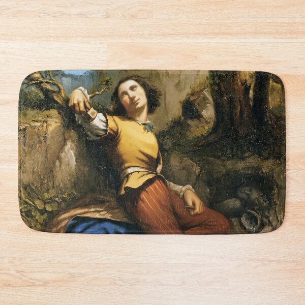 Item preview, gustave courbet artwork, gustave courbet self portrait, gustave courbet paintings designed and sold by marti-oryo.