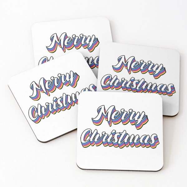 Item preview, Merry Christmas colorful nineties txt designed and sold by Krissys-Art.