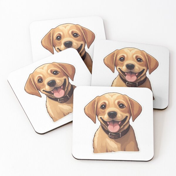 Item preview, Golden Happiness - Cartoon Labrador Retriever Mix designed and sold by PureGlee.