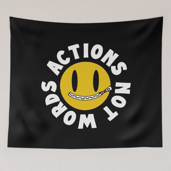 Item preview, Cbum Fitness Merch Actions Not Words designed and sold by Laurie-Londono.