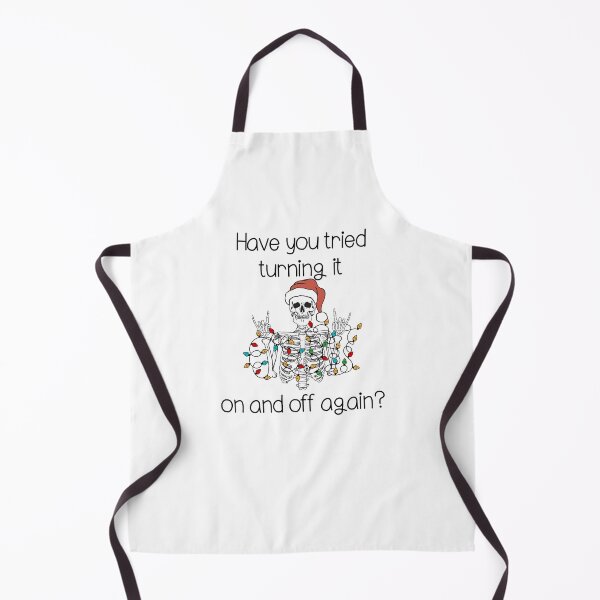Item preview, Have you tried turning it on and off christmas lights skeleton love advice designed and sold by CosmicGypsy2000.