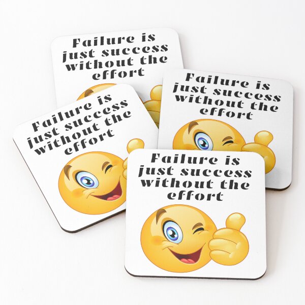 Item preview, Failiure is just a success without the effort funny design designed and sold by NatalieArtiste.