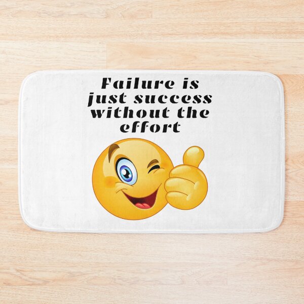 Item preview, Failiure is just a success without the effort funny design designed and sold by NatalieArtiste.