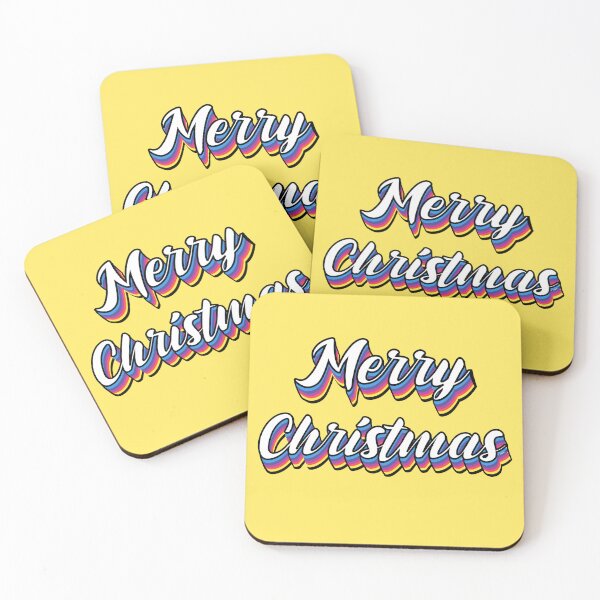 Item preview, Merry Christmas colorful nineties txt designed and sold by Krissys-Art.
