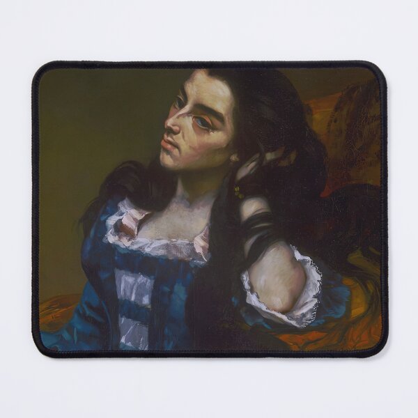Item preview, gustave courbet artwork, gustave courbet self portrait, gustave courbet paintings designed and sold by marti-oryo.