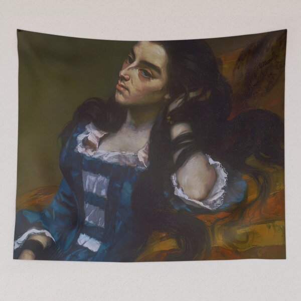 Item preview, gustave courbet artwork, gustave courbet self portrait, gustave courbet paintings designed and sold by marti-oryo.