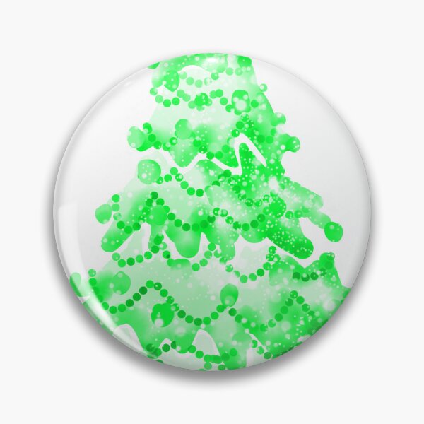Item preview, Watercolor Christmas Tree covered in snow, light colors, vivid green. designed and sold by My-fake-places.