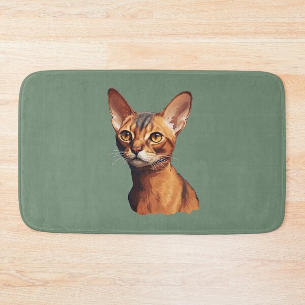 Item preview, Abyssinian Gaze Warm Close-Up in Digital Oil Style designed and sold by solrevolver.